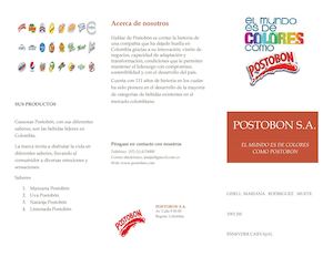 Folleto Postbon