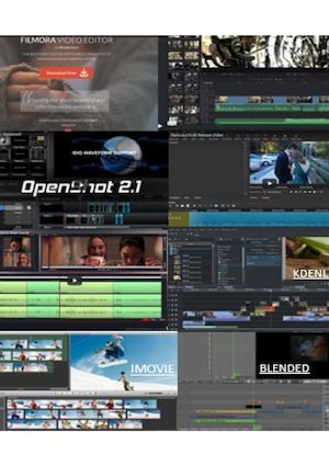 Different Editing Softwares