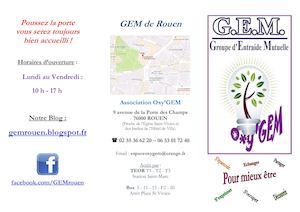 Plaquette 2017 Oxy'gem Gem Rouen