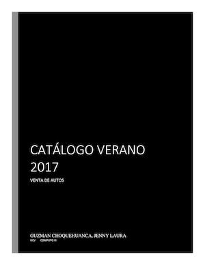 CATALOGO VERANO 2017