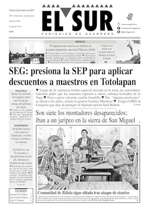 El Sur Viernes 24022017