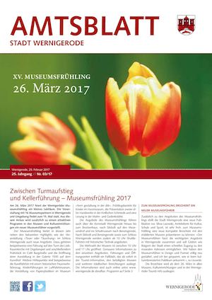 Amtsblatt Wernigerode - 03 / 2017