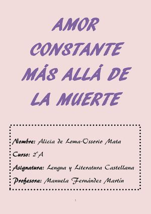 Comentario De Texto  Quevedo