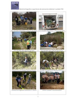 GRAËLLSIA: Memòria Gràfica Experiències Mediambientals (GRAËLLSIA – ROQUETES)