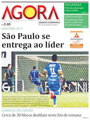 Jornal Agora - Edição 11682 - 25 e 26  de Fevereiro de 2017