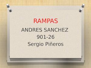 Las rampas digitales