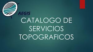 Catalogo De Servicios Topograficos