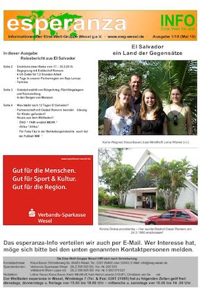 ESPERANZA-INFO NR. 1/10 (MAI 2010)