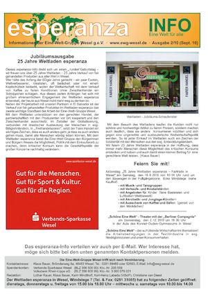 ESPERANZA-INFO NR. 2/10 (SEPT. 2010)