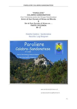 Paroliere Sandonatese Seconda Parte
