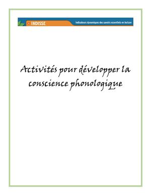 Conscience Phonologique
