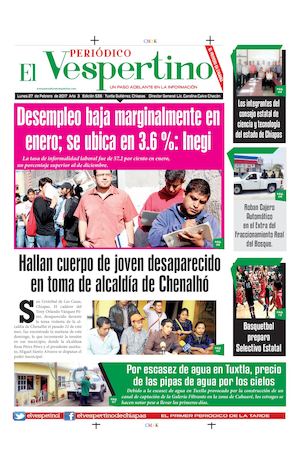 Periodico El Vespertino No 536