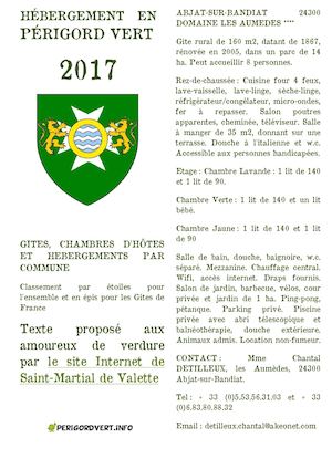 Hébergement En Périgord Vert 2017Perigordvert Info