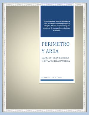 trabajo de area y perimetro