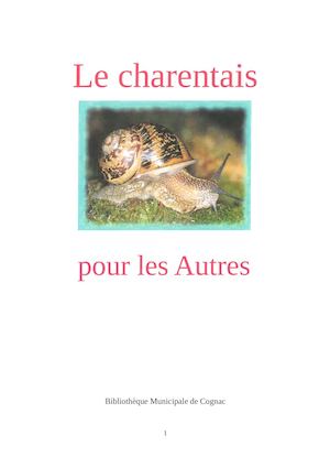 Recueil du Charentais pour les autres
