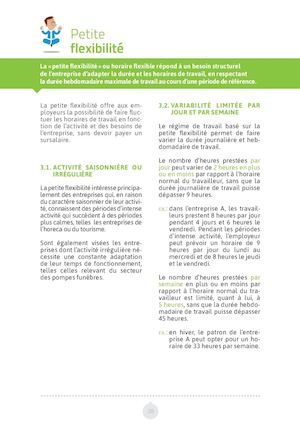 BOOSTEZ la flexibilité dans votre entreprise