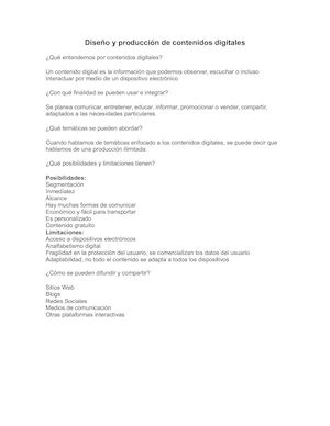 PREGUNTAS DE CONTENIDOS DIGITALES