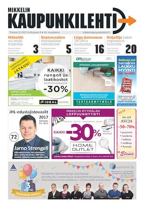 Mikkelin Kaupunkilehti 9/2017