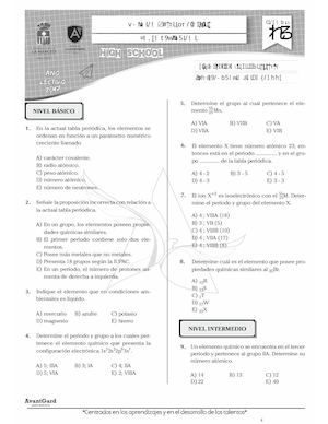 2DO BOLETÍN DE QUÍMICA