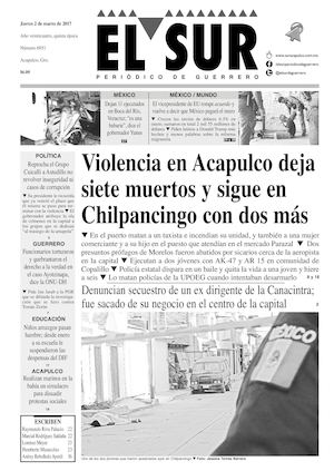 El Sur Jueves 02032017