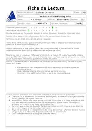 Wonder: Charlotte tiene la palabra