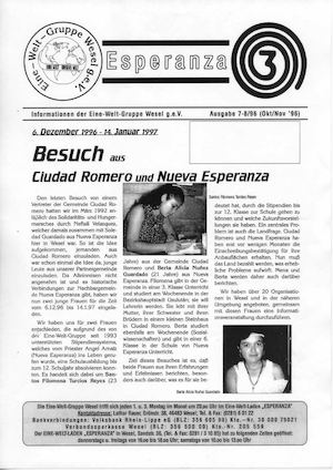ESPERANZA-INFO NR. 7-8/96 (OKT./NOV. 1996)