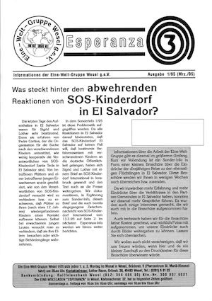 ESPERANZA-INFO NR. 1/95 (März 1995)