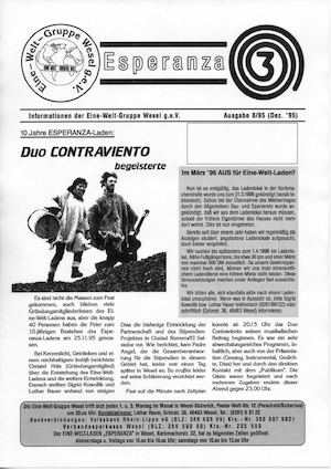 ESPERANZA-INFO NR. 8/95 (Dez. 1995)