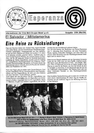 ESPERANZA-INFO NR. 3/94 (Mai 1994)