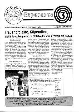 ESPERANZA-INFO NR. 6/94 (Nov. 1994)