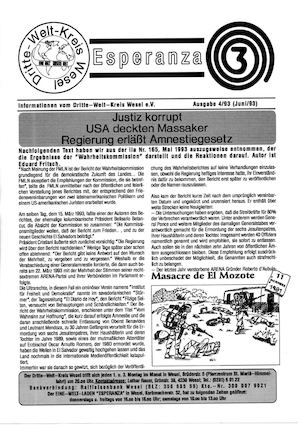 ESPERANZA-INFO NR. 4/93 (Juni 1993)