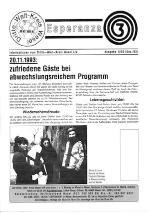 ESPERANZA-INFO NR. 8/93 (Dez. 1993)
