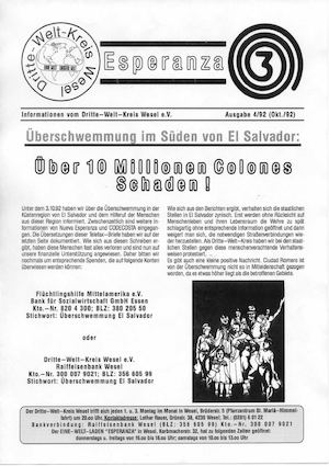 ESPERANZA-INFO NR. 4/92 (Okt. 1992)