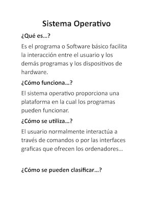 Sistema Operativo