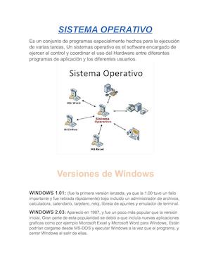 Sistema Operativo