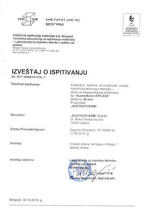 Austrotherm EPS A30 Termika