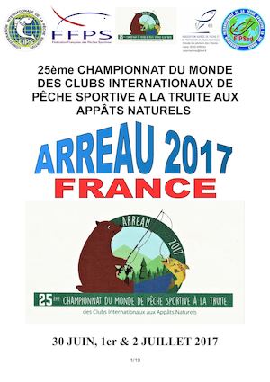 Championnat Monde Truite 2017 Arreau France
