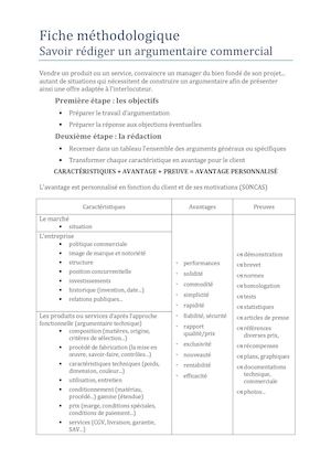 La Méthodologie De L'argumentaire Et SONCAS DESCF