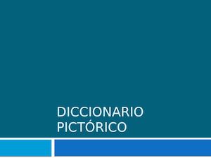 Diccionario Pictorico
