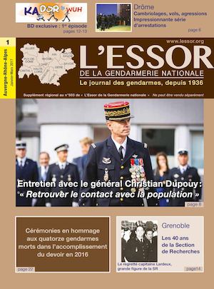 Supplément Essor Gendarmerie Auvergne Rhones Alpes N°1