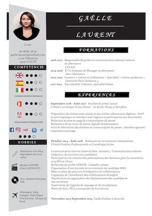 Cv Gaëlle Laurent