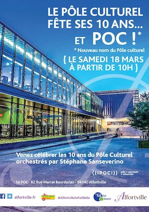 Le Pôle culturel d'Alfortville fête ses 10 ans...  et POC