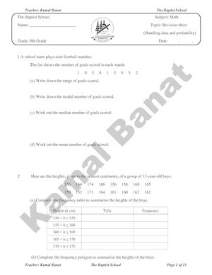 Handling Data