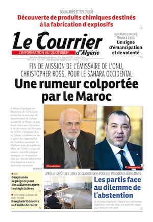 Le Courrier D'Algérie Du Mercredi 8 Mars 2017