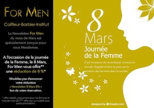 Newsletter Mars 2017 For Men