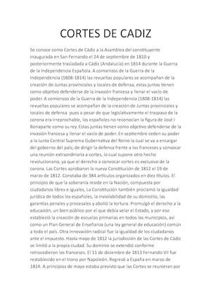 Cortes De Cadiz 2
