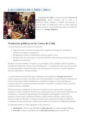 Cortes De Cadiz