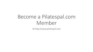 Pilatespal.com for Finding Pilates Classes and Everything Related to Pilates