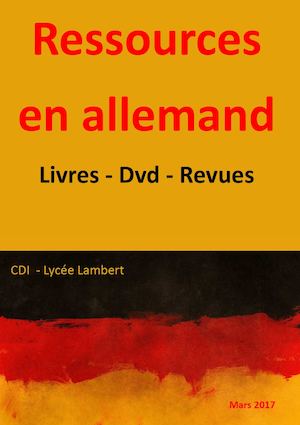 Ressources en allemand 2017