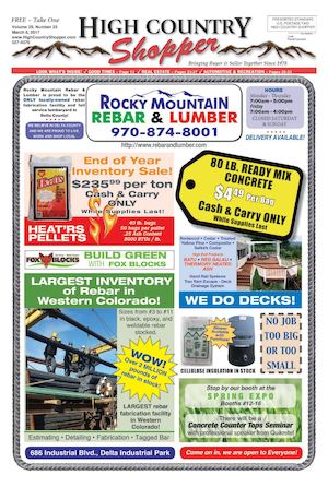 High Country Shopper 3.8.17